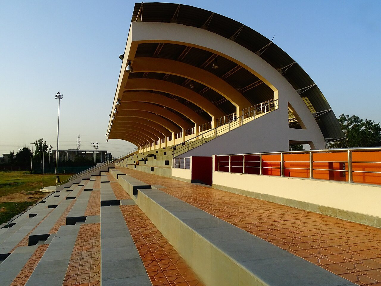Stadium grounds in Mohali, Punjab